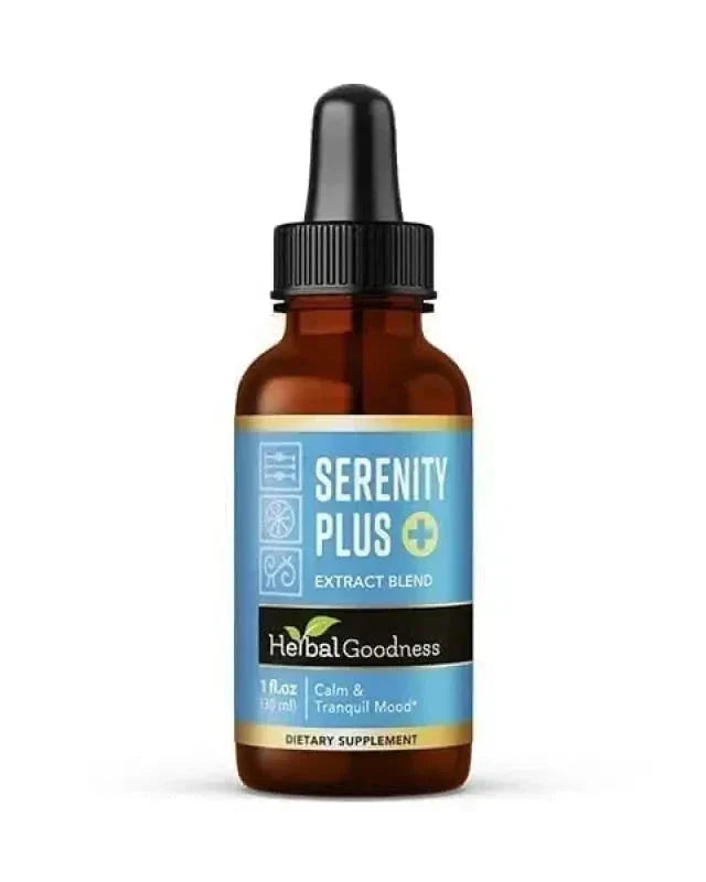 Serenity Herbal Wellness Zen Blend – Natural Support for Relaxation & Calm Mood Liquid Extract Herbal Goodness 1 oz 