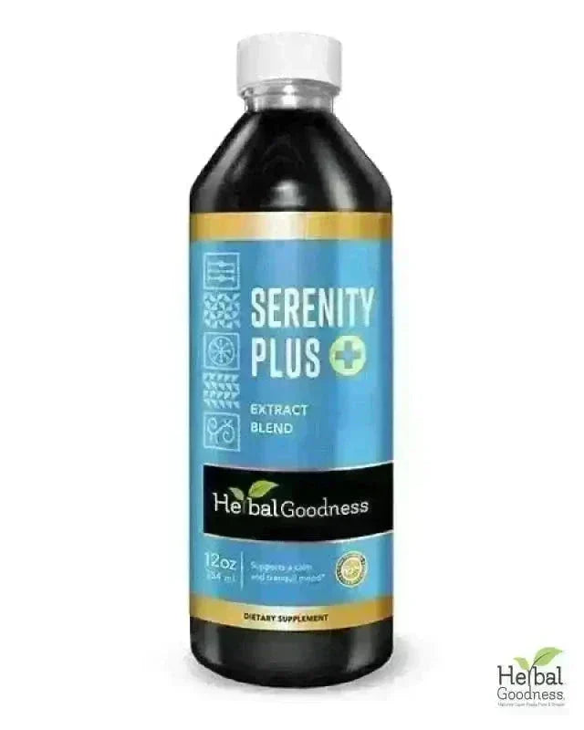 Serenity Plus - 15X Liquid Extract - Mood Support Liquid Extract Herbal Goodness 12 oz 