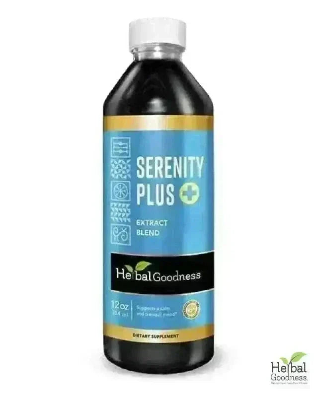 Serenity Plus - 1oz 15X Liquid Extract - Mood Support Liquid Extract Herbal Goodness 12 oz 