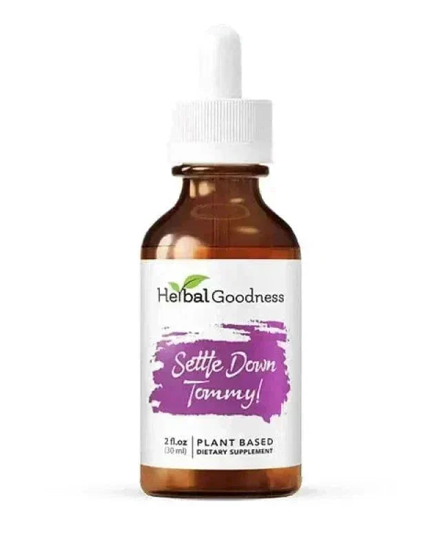 Settle Down Tommy 2fl.oz - Plant Based - Dietary Supplement - Herbal Goodness Liquid Extract Herbal Goodness 