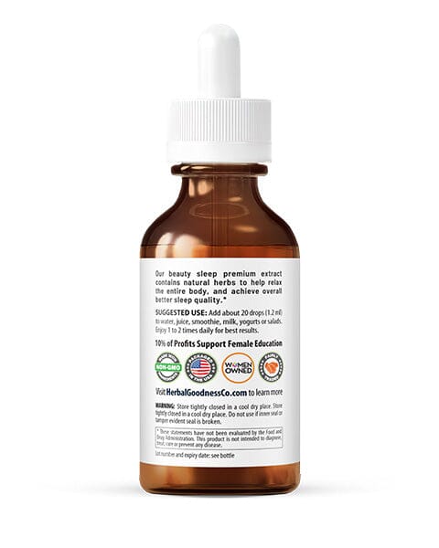 Sleep in Beauty - 2fl.oz - Plant Based - Dietary Supplement Liquid Extract Herbal Goodness 
