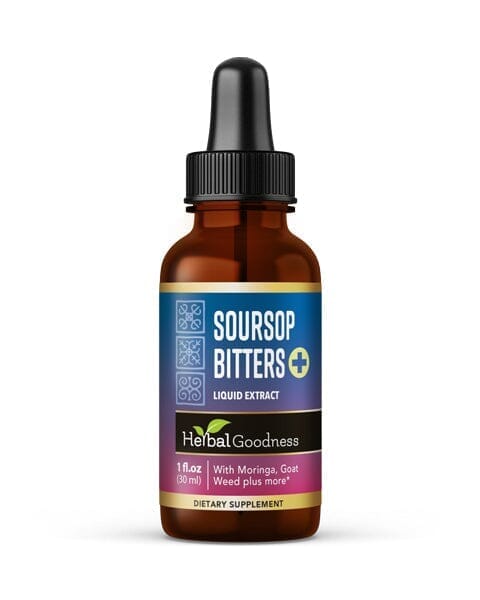 Soursop Bitters Liquid Extract Liquid Extract Herbal Goodness 1 oz 