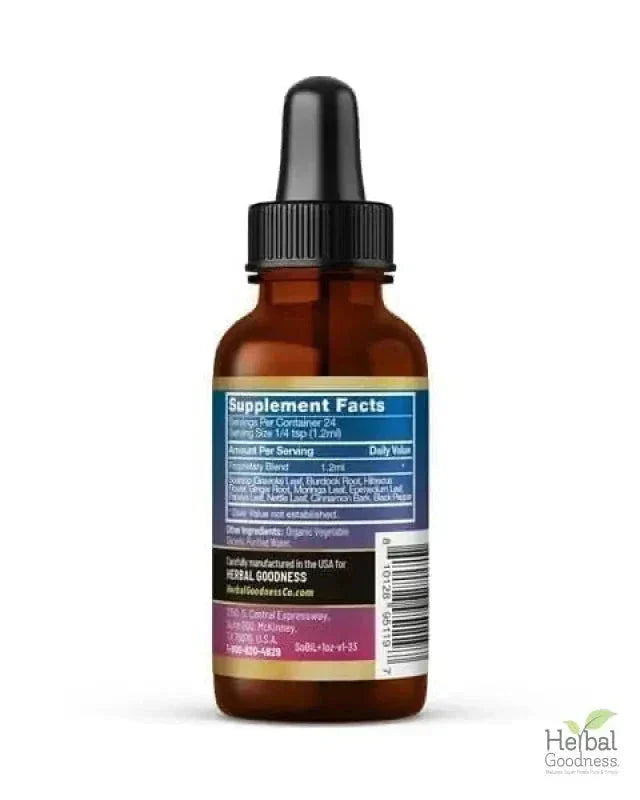 Soursop Bitters 15X Liquid Extract – Organic Soursop Leaf Detox & Wellness Support Liquid Extract Herbal Goodness 