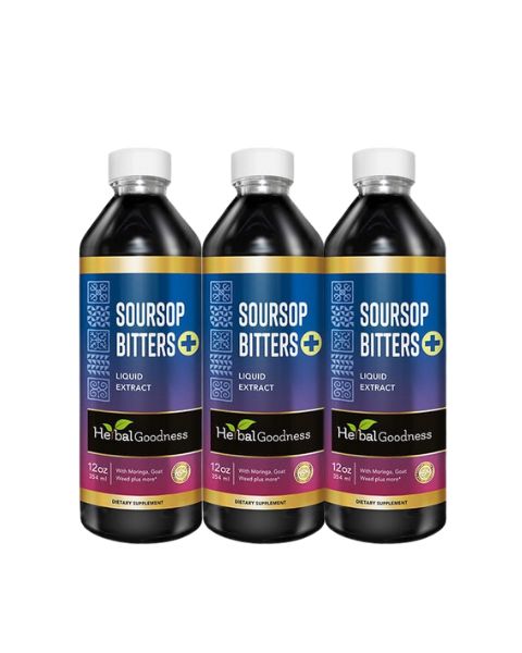 Soursop Bitters 15X Liquid Extract – Organic Soursop Leaf Detox & Wellness Support - Herbal Goodness