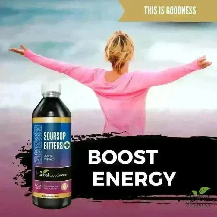 Soursop Bitters 15X Liquid Extract – Organic Soursop Leaf Detox &amp; Wellness Support Liquid Extract Herbal Goodness 