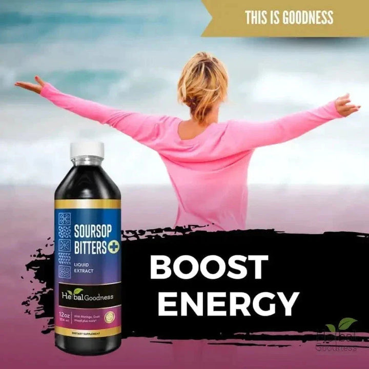 Soursop Bitters Liquid Extract - 15X Strength - Deep Body Cleanse and Detox - Herbal Goodness Liquid Extract Herbal Goodness 