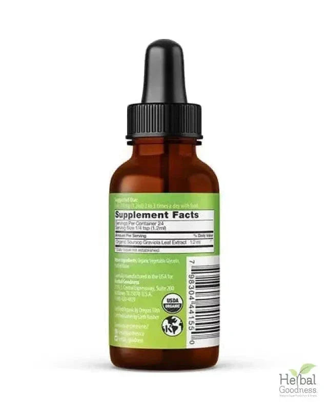 Soursop Graviola Extract label detail