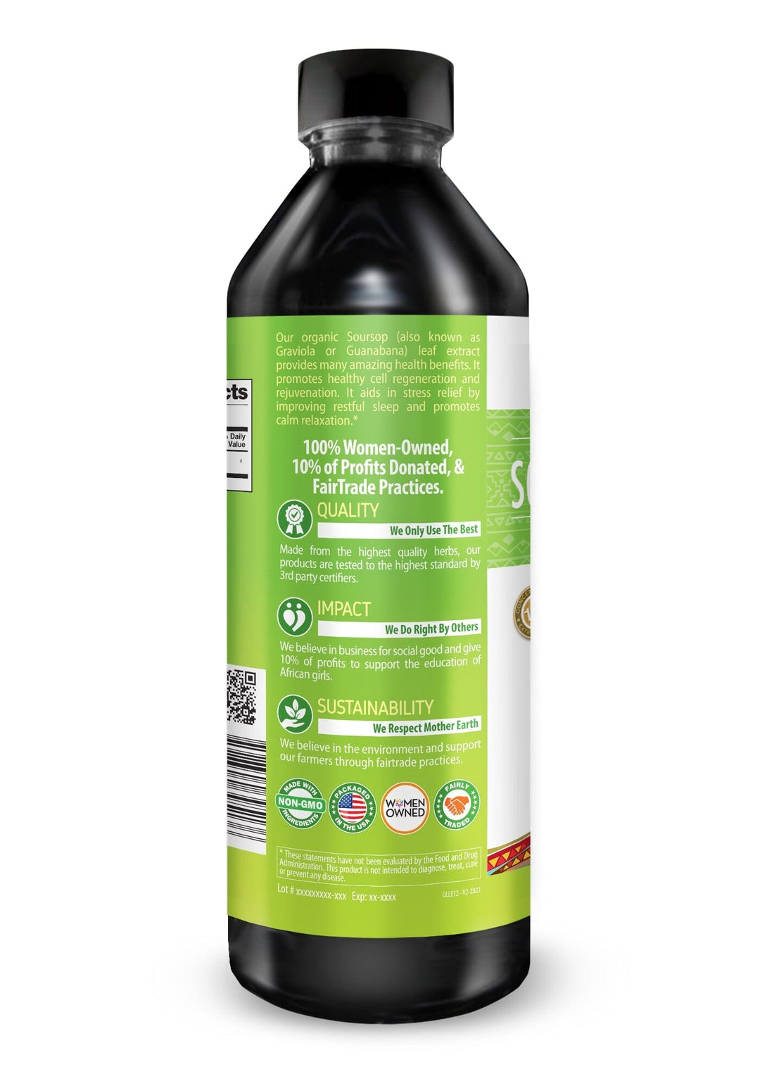 Soursop Leaf Graviola Extract - Organic Liquid Liquid Extract Herbal Goodness 