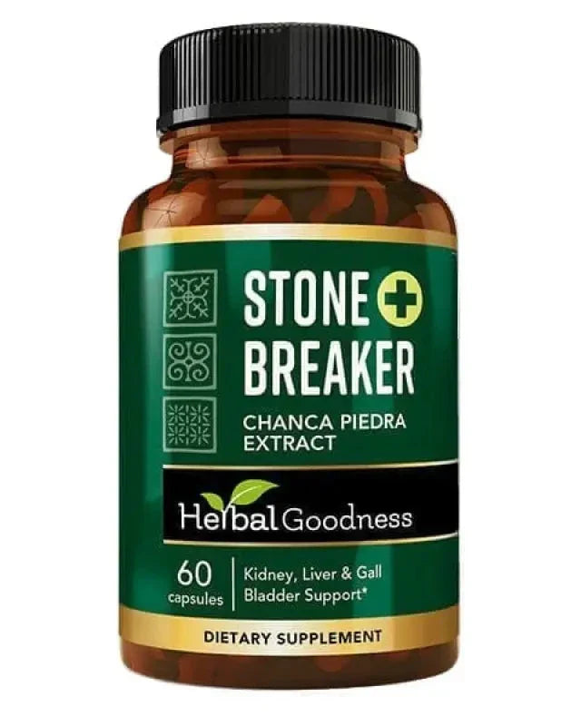 Stone Breaker Chanca Piedra - Capsules 10X Extract 60/600mg - Kidney Health Capsules Herbal Goodness Unit 