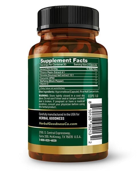 Stone Breaker Chanca Piedra - Capsules 10X Extract 60/600mg - Kidney Health Capsules Herbal Goodness 