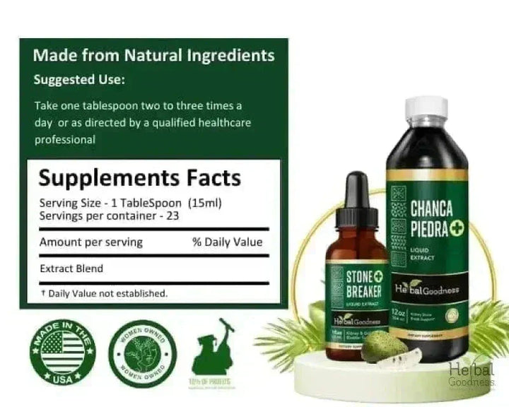 Stone Breaker Chanca Piedra Extract 15X Strength - Liquid - Herbal Goodness Liquid Extract Herbal Goodness 