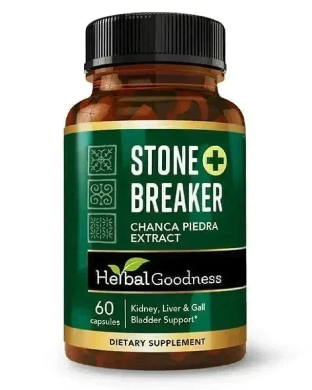Stone Breaker Plus | Chanca Piedra Extract Capsules - 60/600mg by Herbal Goodness Capsules Herbal Goodness 60 Caps 