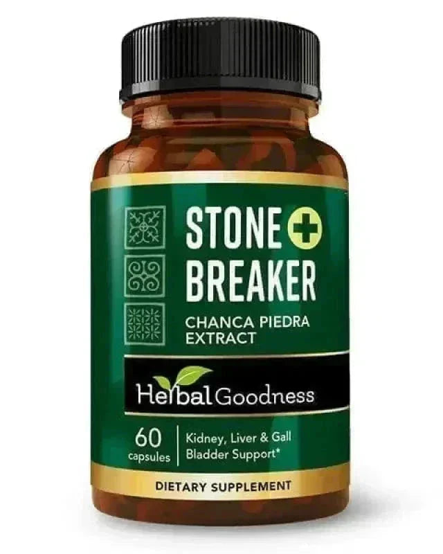 Stone Breaker Plus | Chanca Piedra Extract Capsules - 60/600mg by Herbal Goodness Capsules Herbal Goodness 60 Caps 