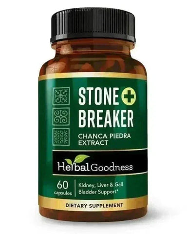 Stone Breaker Plus | Chanca Piedra Extract Capsules - 60/600mg Capsules Herbal Goodness 60 Caps