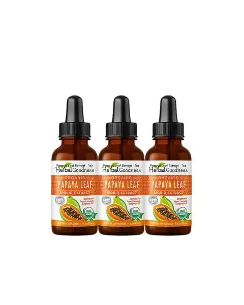 Papaya Leaf Extract - 1oz, 3 Packs