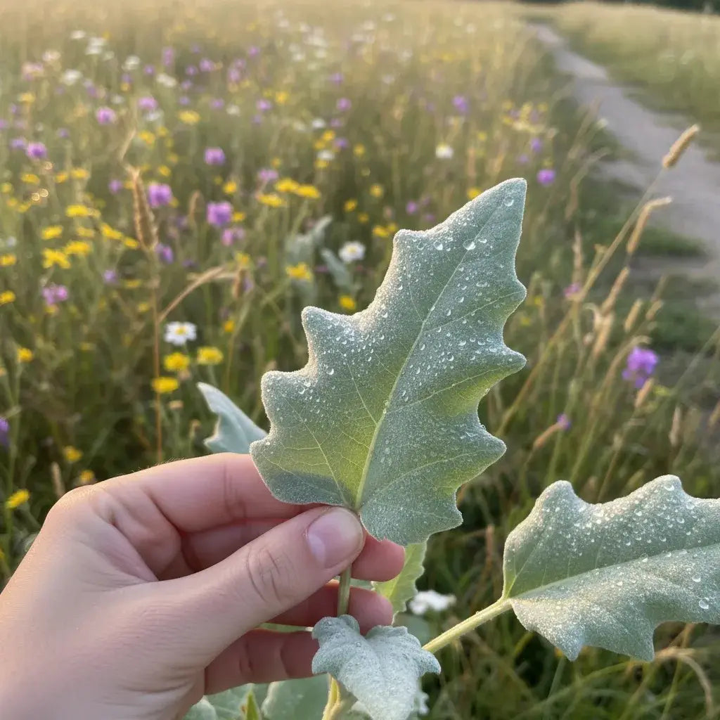 Pollinator mullein flower