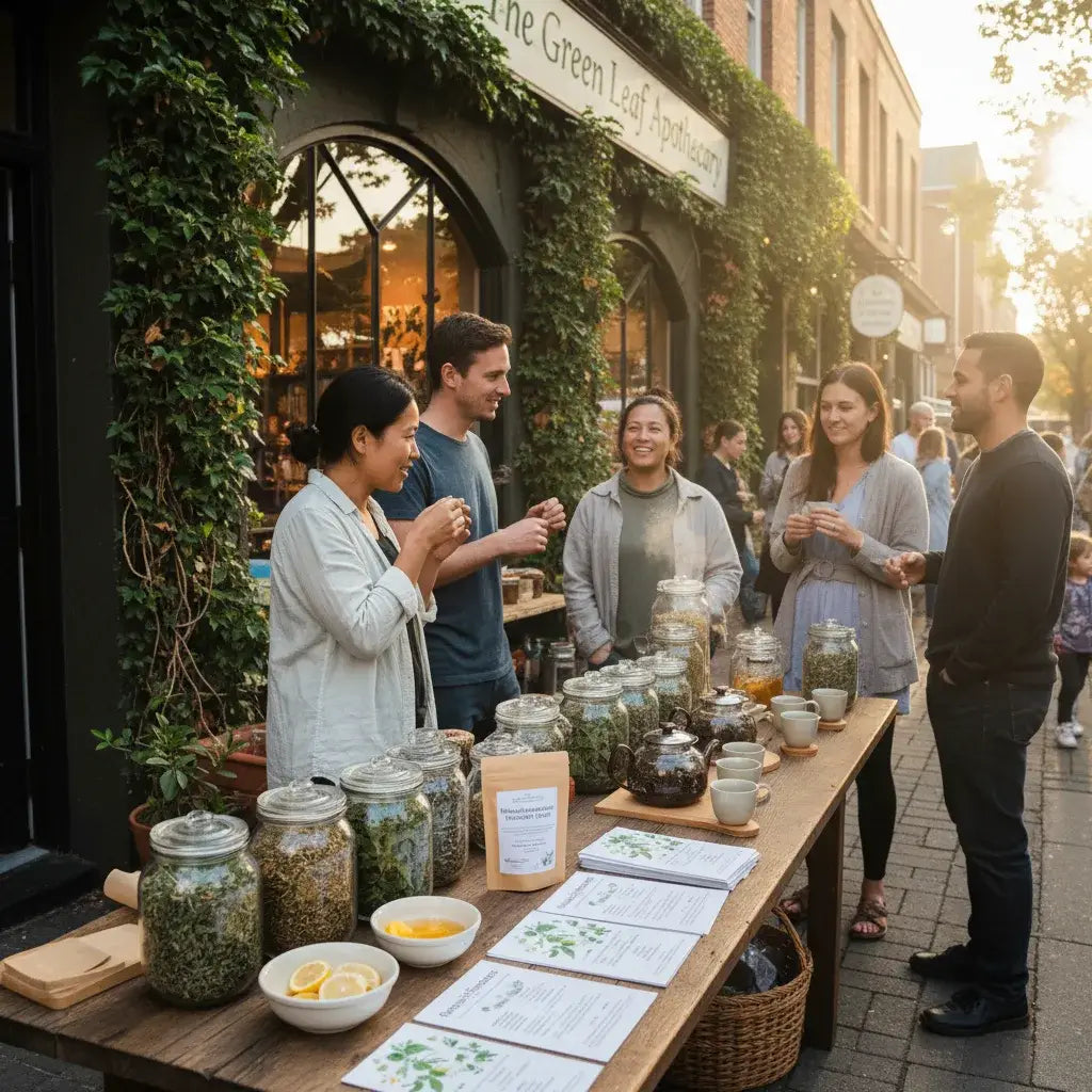Herbal workshop gathering