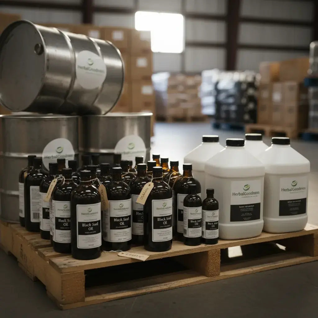labeling bulk black seed oil