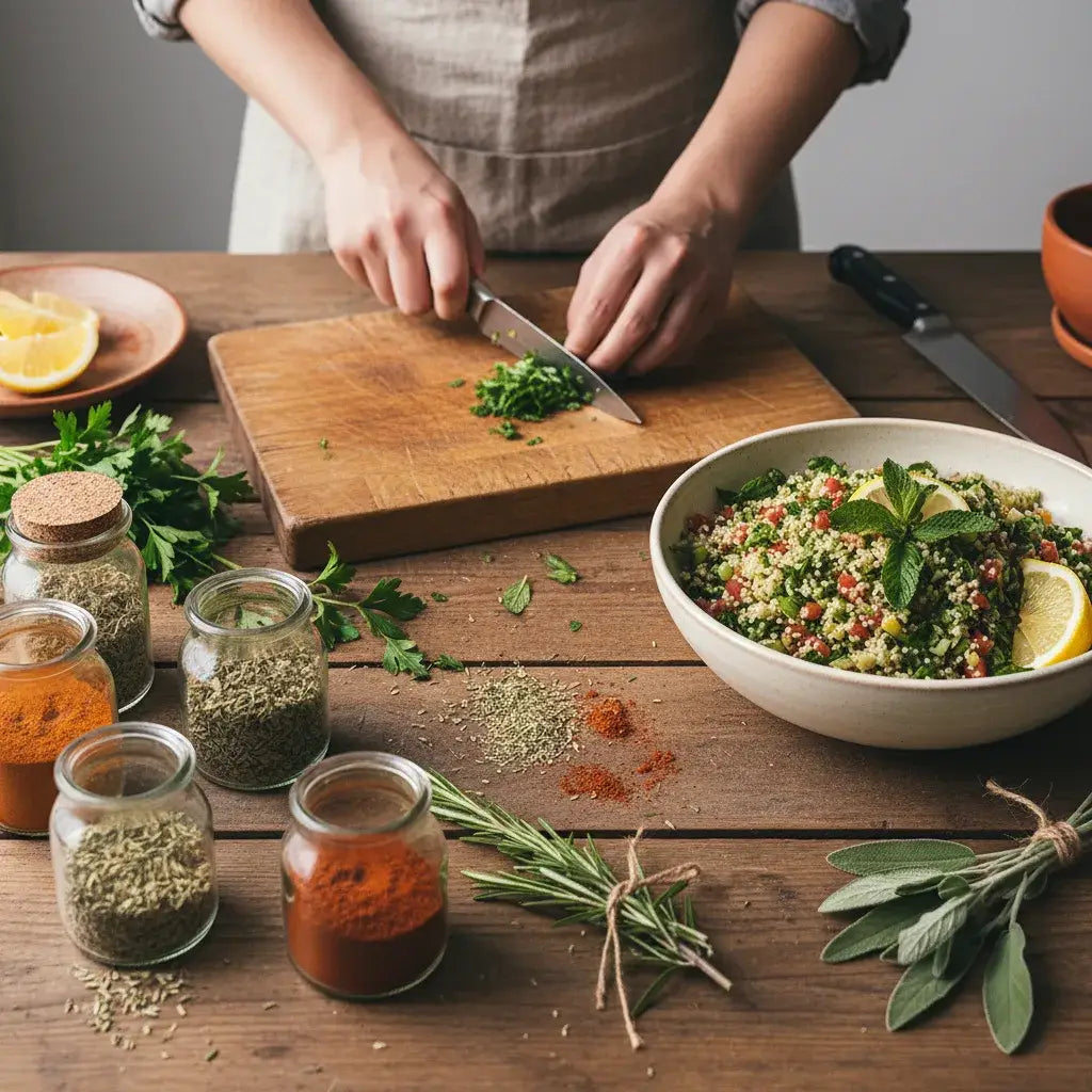 herbal supplement capsules kitchen herbs