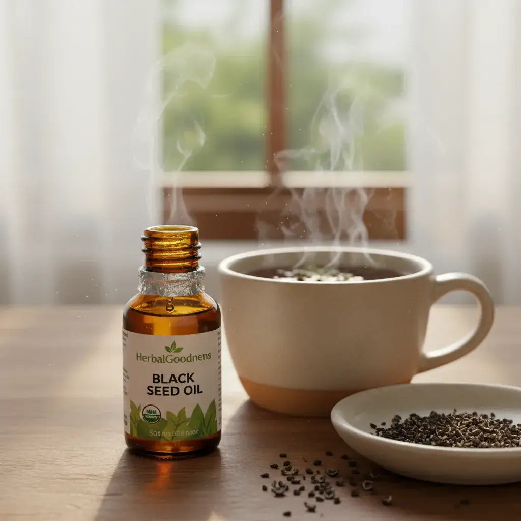 fresh black seed oil aroma