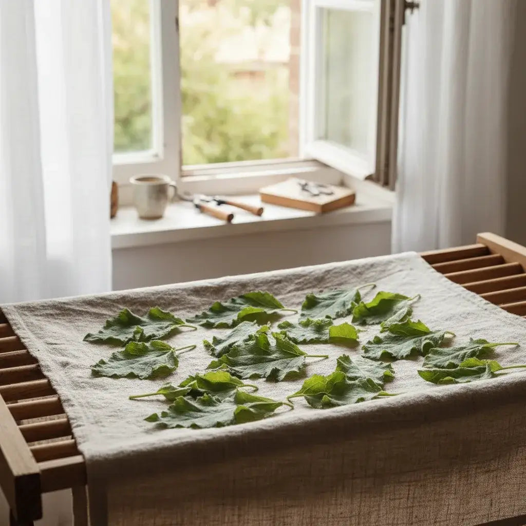 Drying and preserving mullein leaves at home