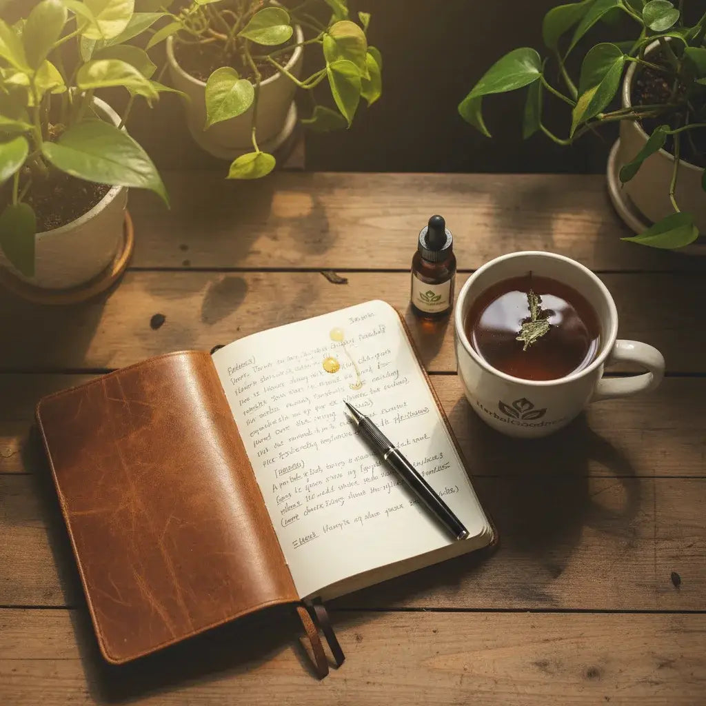 herbal tea ritual