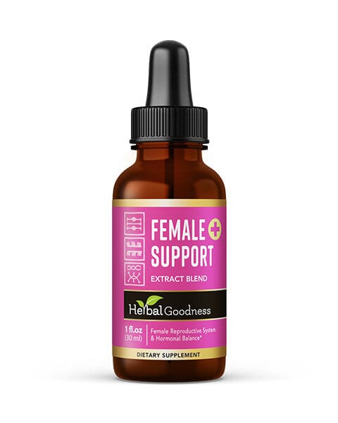 Female Support - Liquid 12oz - Lactation Support, Hormonal Support, Sexual Health - Herbal Goodness Liquid Extract Herbal Goodness 1 oz 
