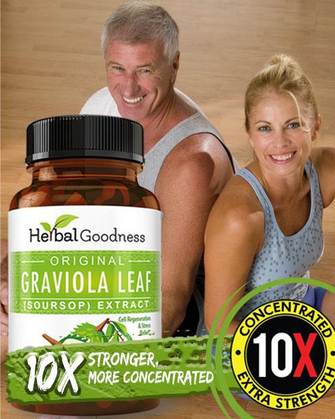 Graviola Leaf Extract Capsules - 60/700mg - Cell Immunity & Relaxation - Herbal Goodness Capsules Herbal Goodness 